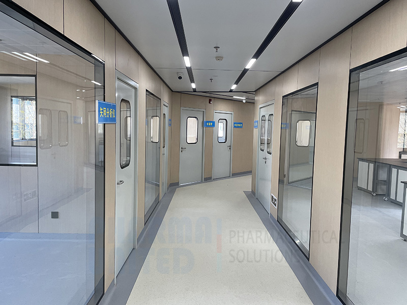 クリーンルームの二重ガラス窓