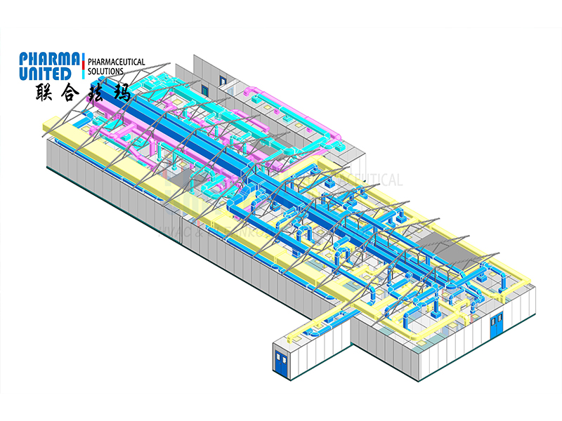 クリーンルーム設計 BIM (ビルディング インフォメーション モデリング) 設計