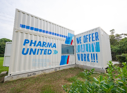 Pharma United の GMP アプリケーション用モジュラー クリーンルーム (POD) United