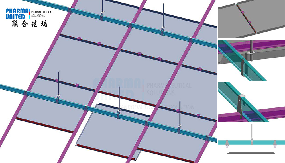 天井システムをクリックします